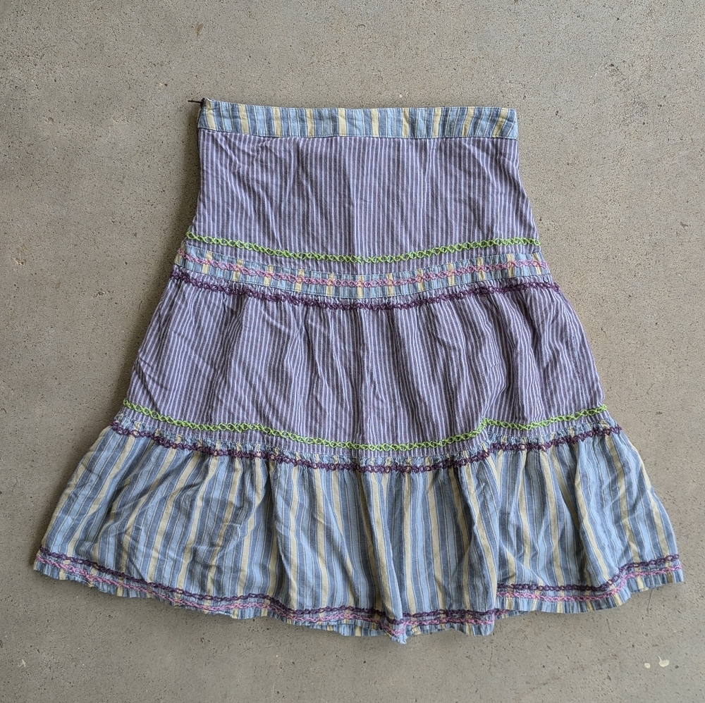 Old Navy Purple Bubble Midi Skirt